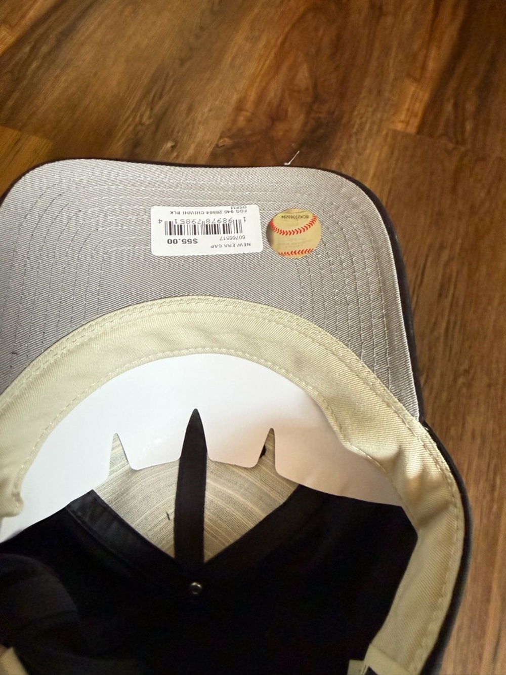 Fear of God Black Strapback Cap with Embossed Logo - Picture 4 of 6